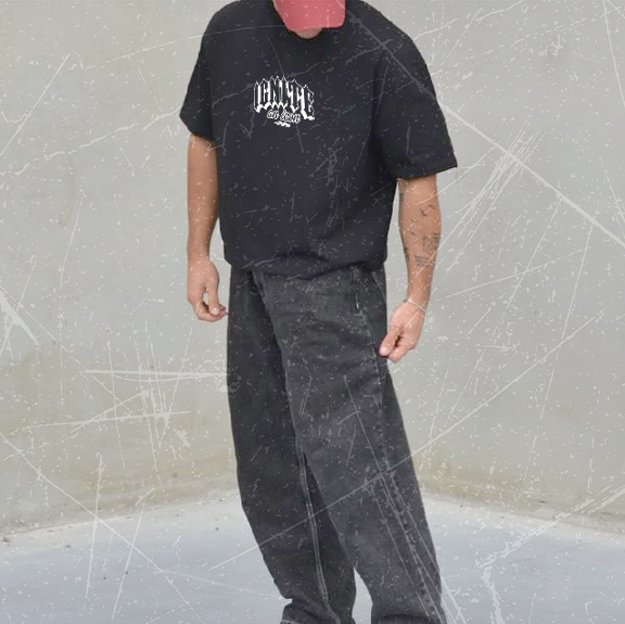 BASSIC TEE - INK [CROPPED]